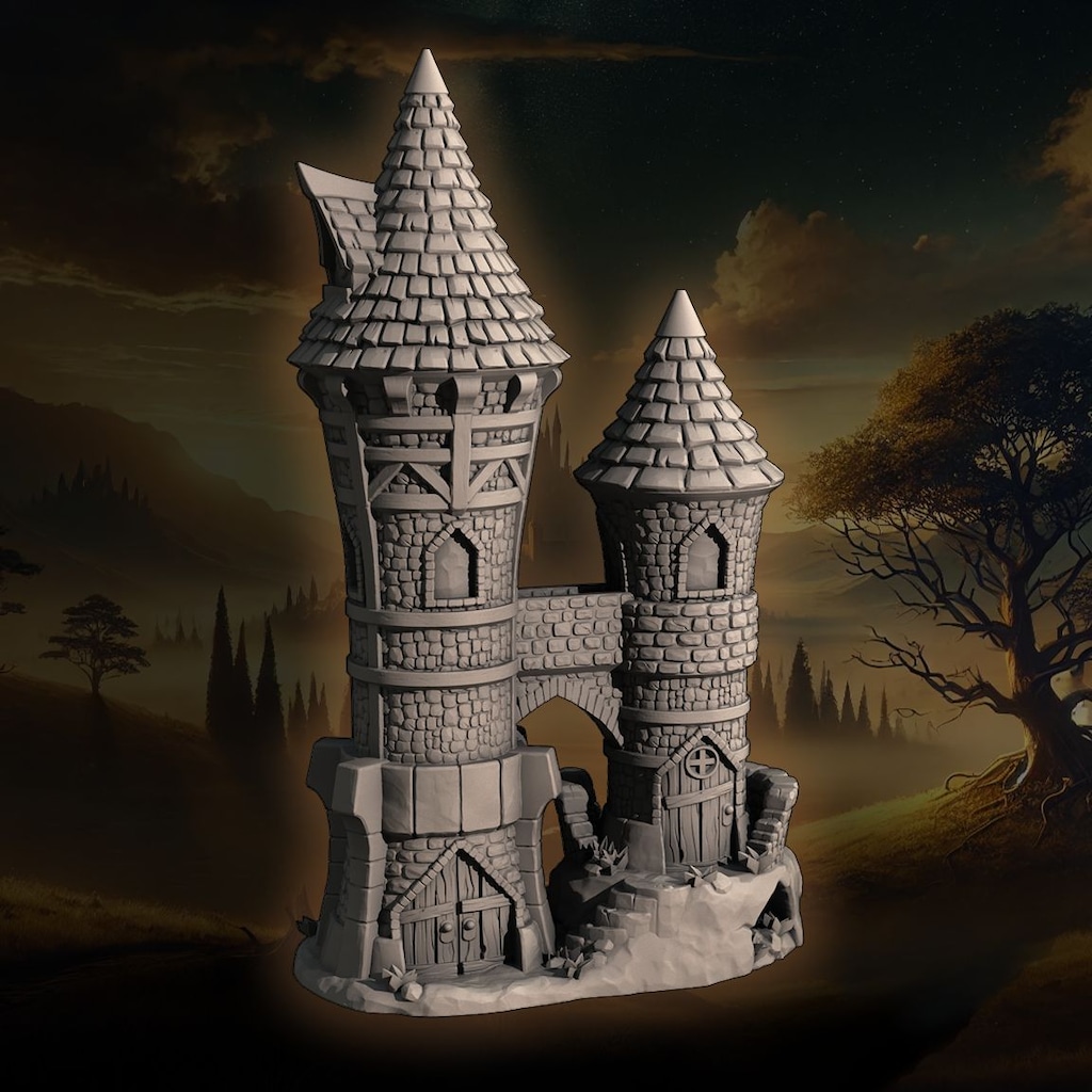 Özel üretim Dicetower (Zar kulesi) D&D için - 6