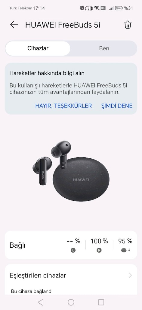 Huawei freebuds 5i sağ kulaklık PAZARLIK YOK - 3