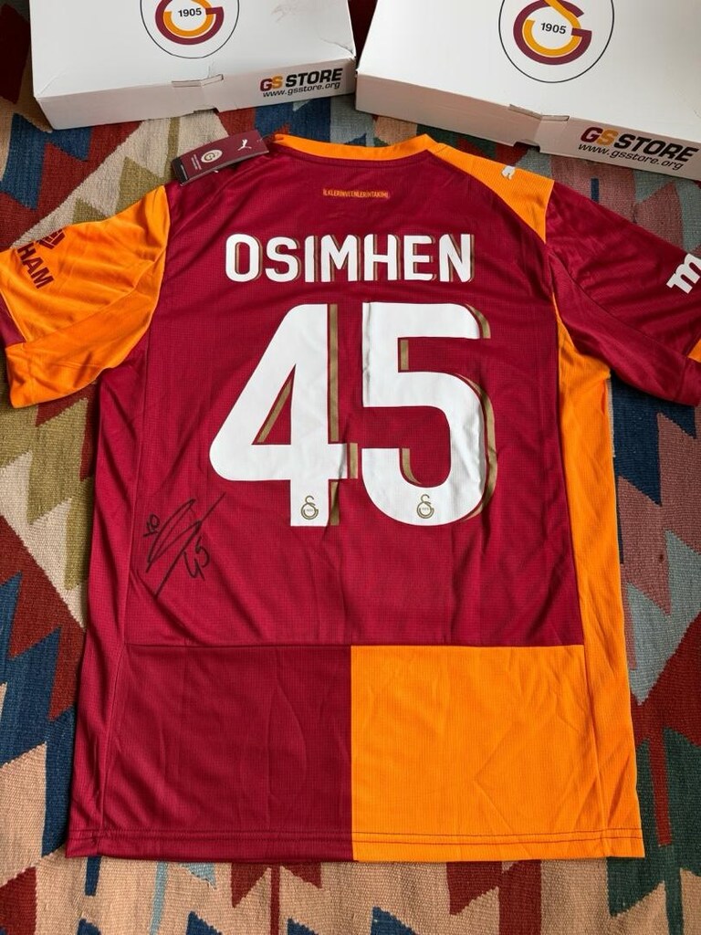 galatasaray iç saha imzalı forması osimhen baskılı - 3