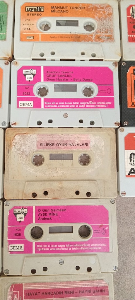 18 ADET ALMAN BASKI TÜRKÇE KASET - 7