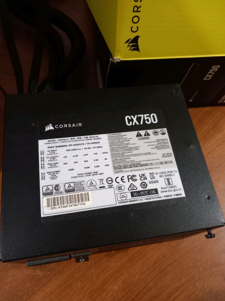 Ocak 2024 Çıkışlı / Garanti Devam Ediyor - Corsair PSU / Kasa / RAM - 4