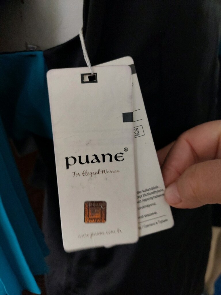 elbise abiye siyah pamuk saten kollarl pillelli - 4