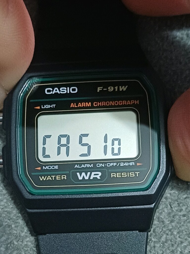 CASİO F-91W ORİJİNAL YEŞİL - 2