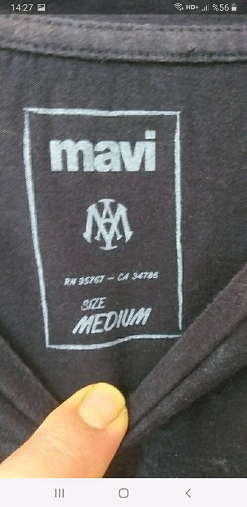ORJİNAL MAVİ ERKEK TİŞÖRT - 2