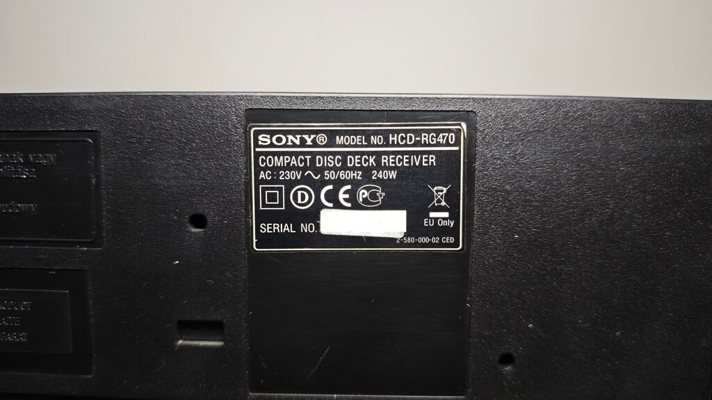 Sony MHC-RG470 Müzik Seti Amfisi - 6