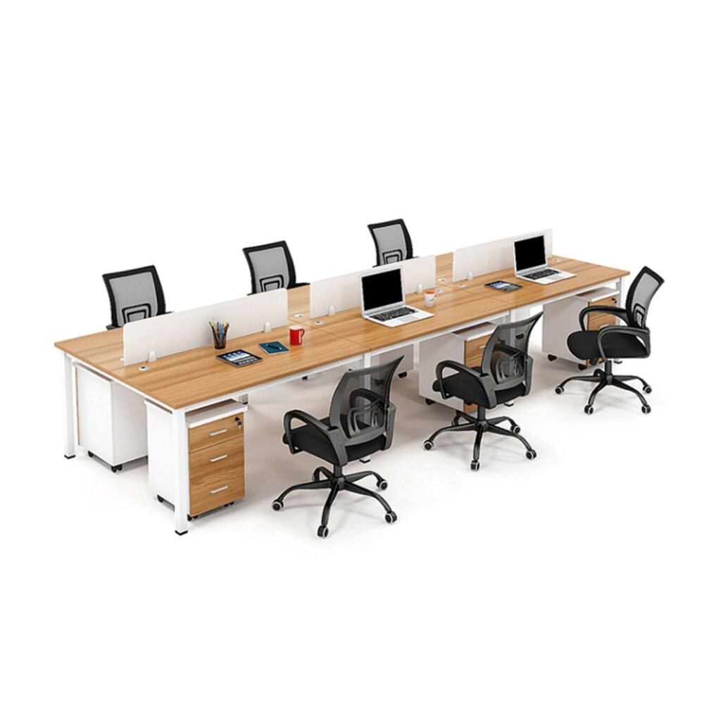 6 KİŞİLİK EKİP MASASI / GRUP MASASI / MORE OFİS - 19
