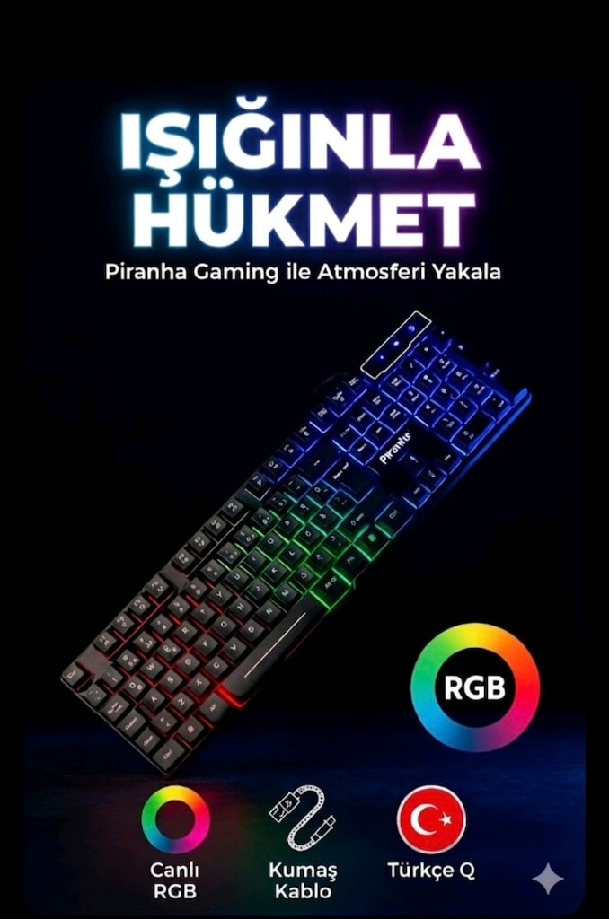 piranha klavye (RGB)