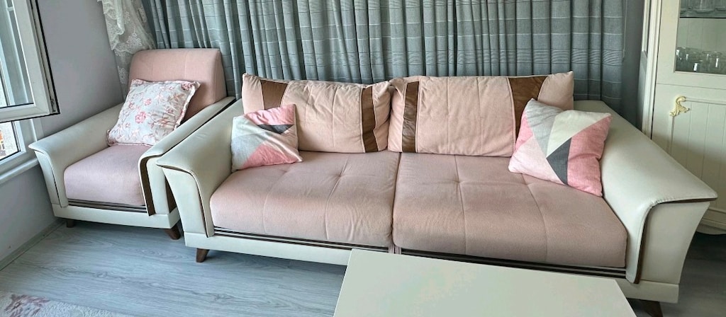 istikbal mobilya koltuk takımları 3lü+2li çekyat 2 adet tekli koltuk - 4