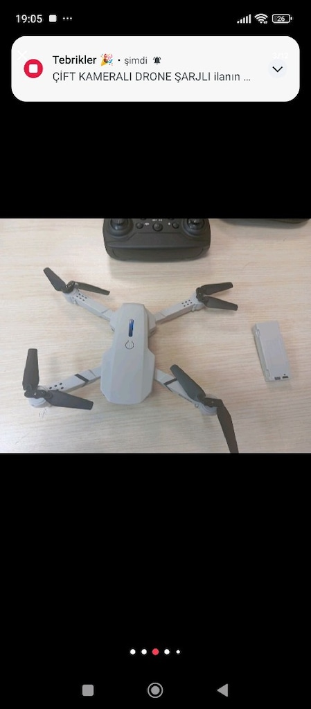 DRONE ÖN-ALT KAMERALI ŞARJLI KUMANDALİ - 4