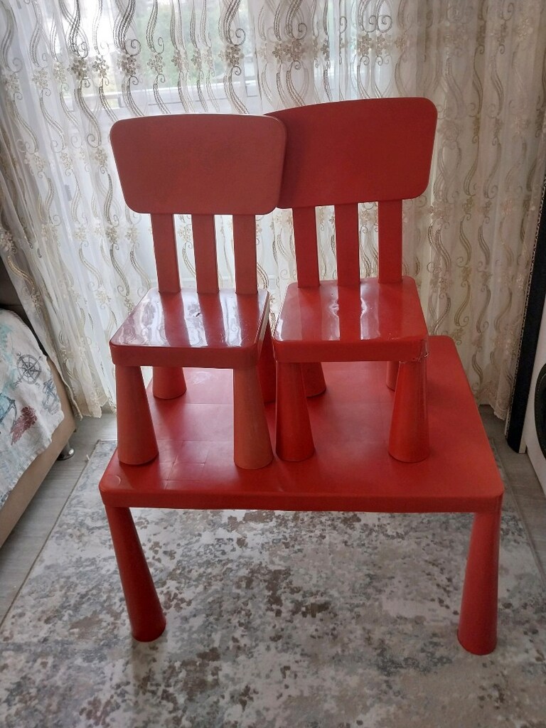 ikea çocuk masa sandalye takımı - 2