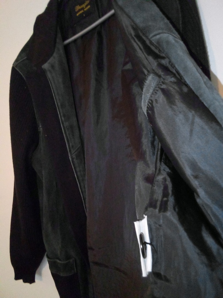 Wrangler süet derive örgü triko mont xxl boy 77 en 56 kol 65 harika - 5