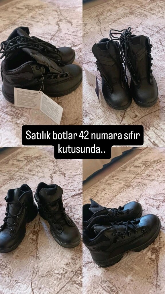 42 NUMARA 2 ÇİFT SIFIR KUTUSUNDA KIŞLIK BOT
