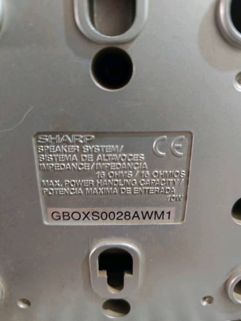 hoparlör Sharp marka 4 adeti - 10