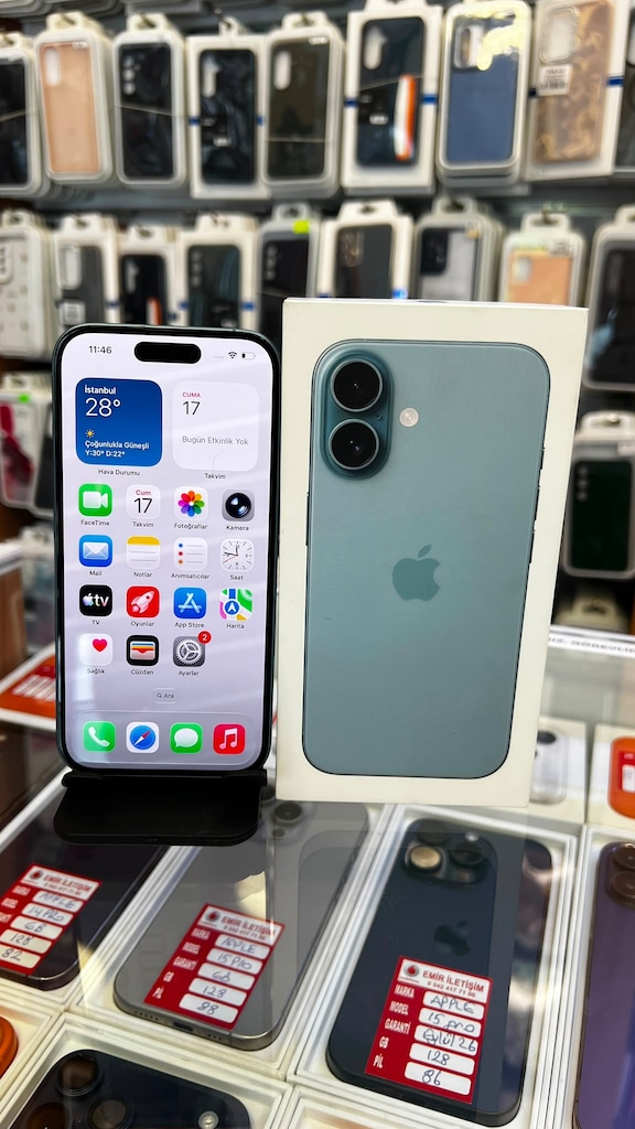 İPHONE 16 128 GB PİL 100 GARANTİLİ TAKASA AÇIK - 5