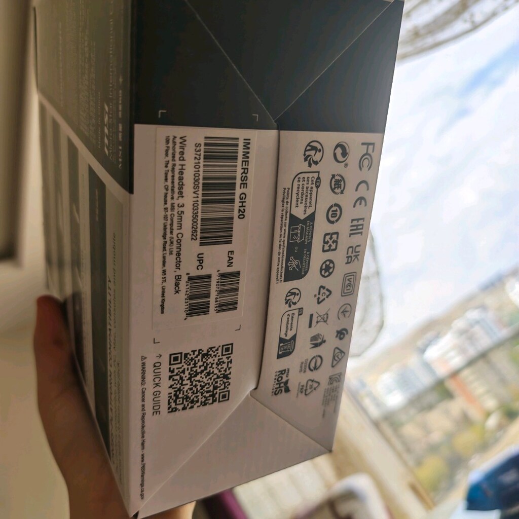 MSI IMMERSE GH20 OYUNCU KULAKLIĞI - 6