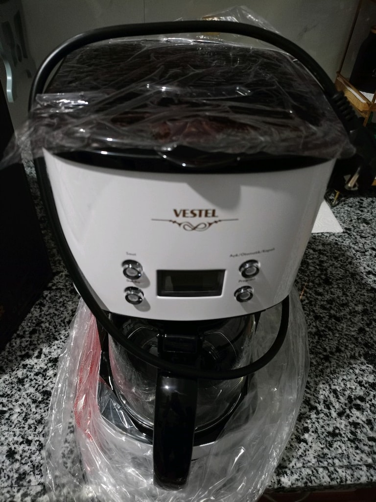 VESTEL RUSTİK BEYAZ FİLTRE KAHVE MAKİNESİ NOT: SIFIR ÜRÜNDÜR - 11