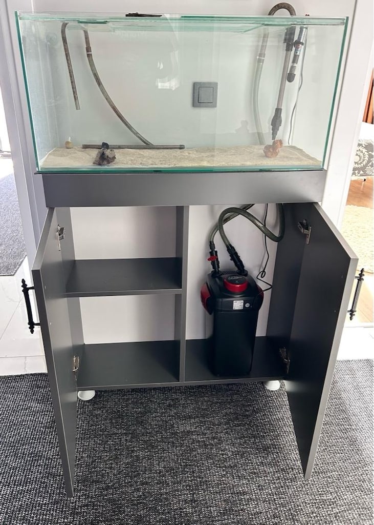 102 Litre Mobilyalı Akvaryum Seti - XL Pro 1200 Dış Filtre & Isıtıcı - 2