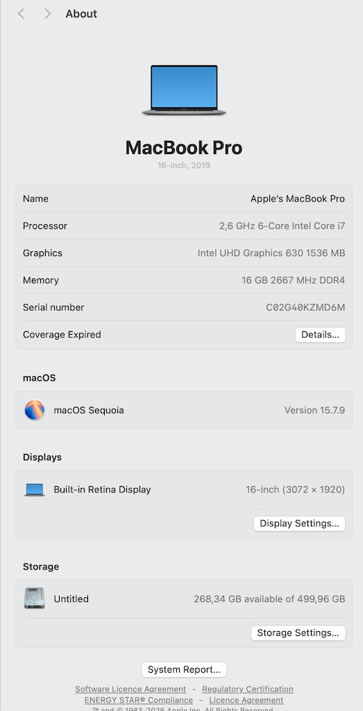 Macbook Pro 2019 - 4