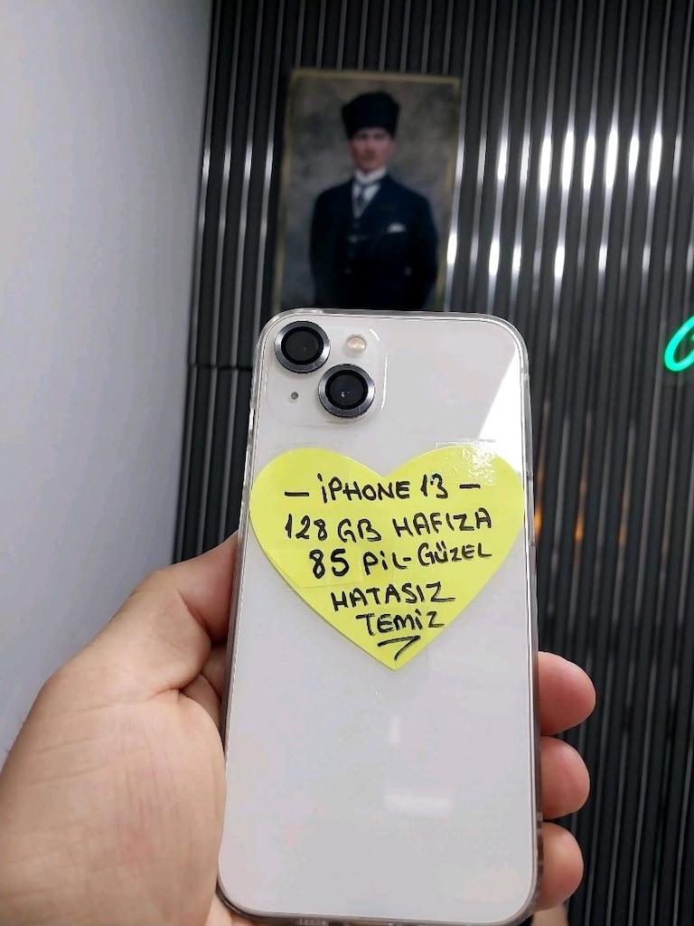 İPHONE 13 HATASİZ 1 SENE GARANTİLİ KUTULU FATURALI PİL 90 TERTEMİZ - 3