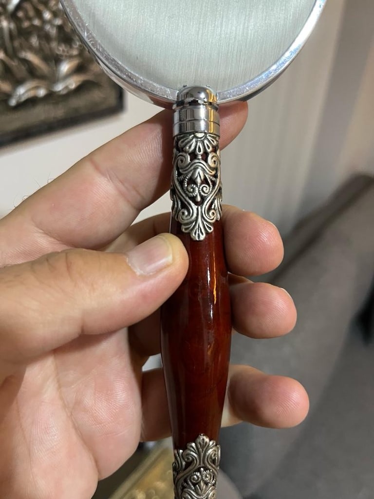 gümüş kaplama vintage fırça - 7