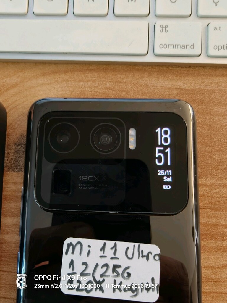XiaoMi Mi 11 Ultra Çift Kayıtlı Efsane 12/256 GB 5G 120 Hz 120X 90 FPS - 8