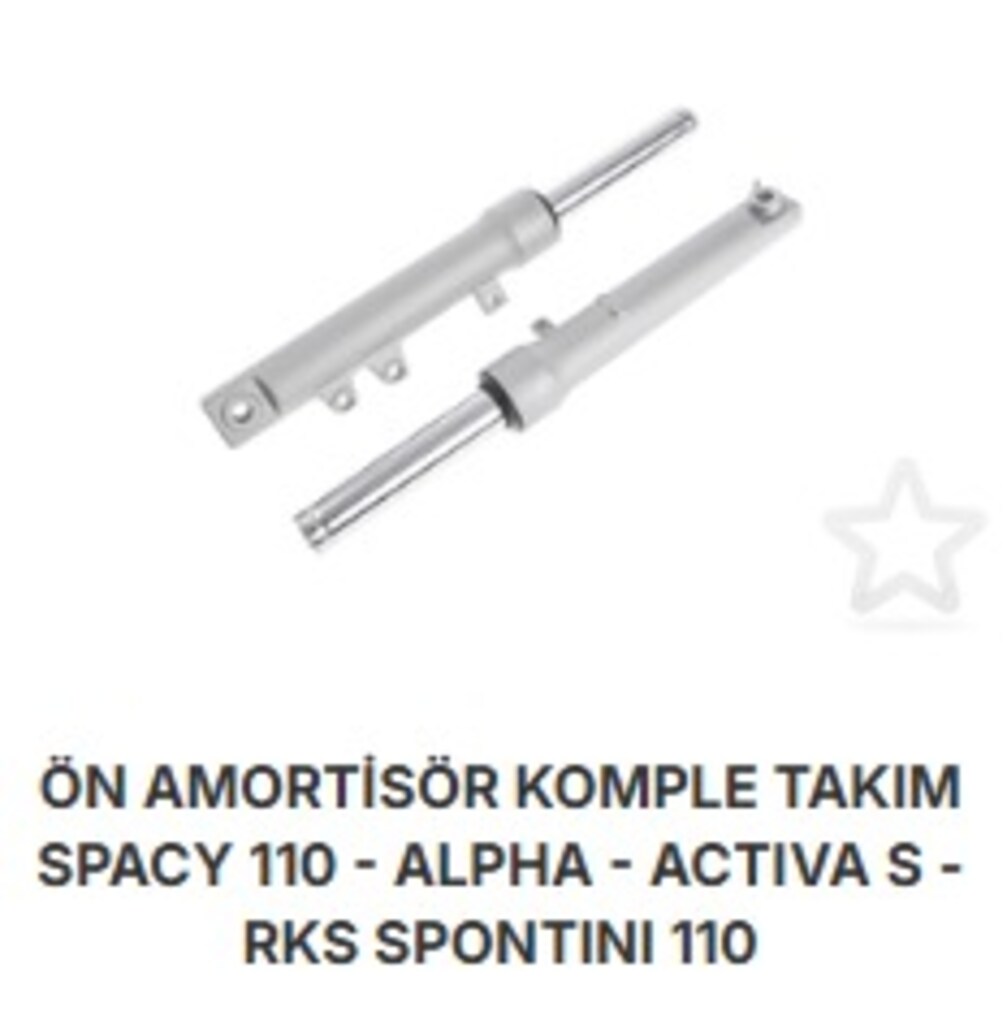 ↪SPACY ON AMORTISOR TAKIMI NCR ALPHA / ACTİVA S / RKS SPONTINI UYUMLU