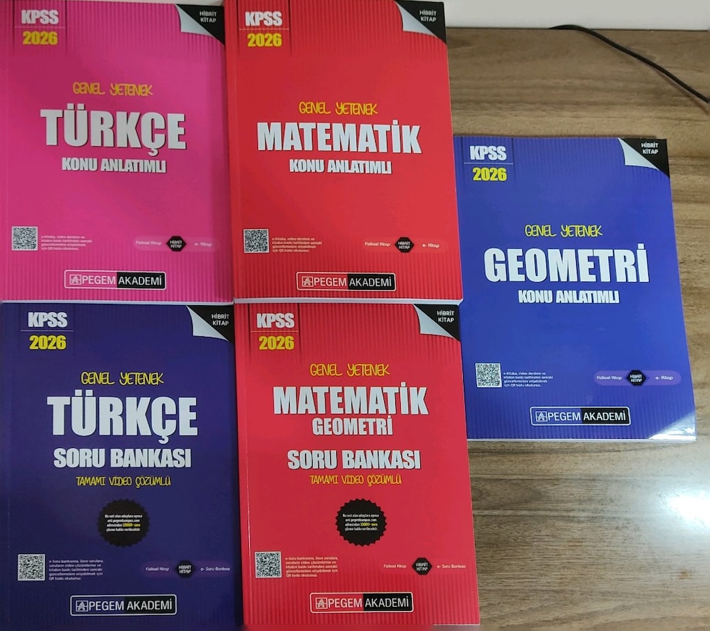 KPSS GY/GK Pegem yayınları full set
