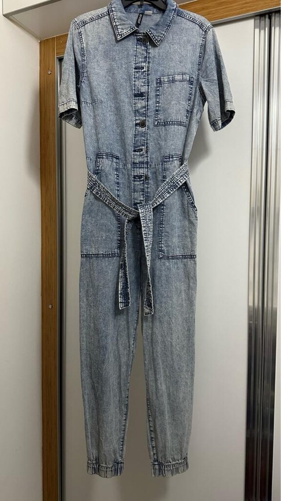 H&M MARKA TAŞLANMIŞ JEAN TULUM