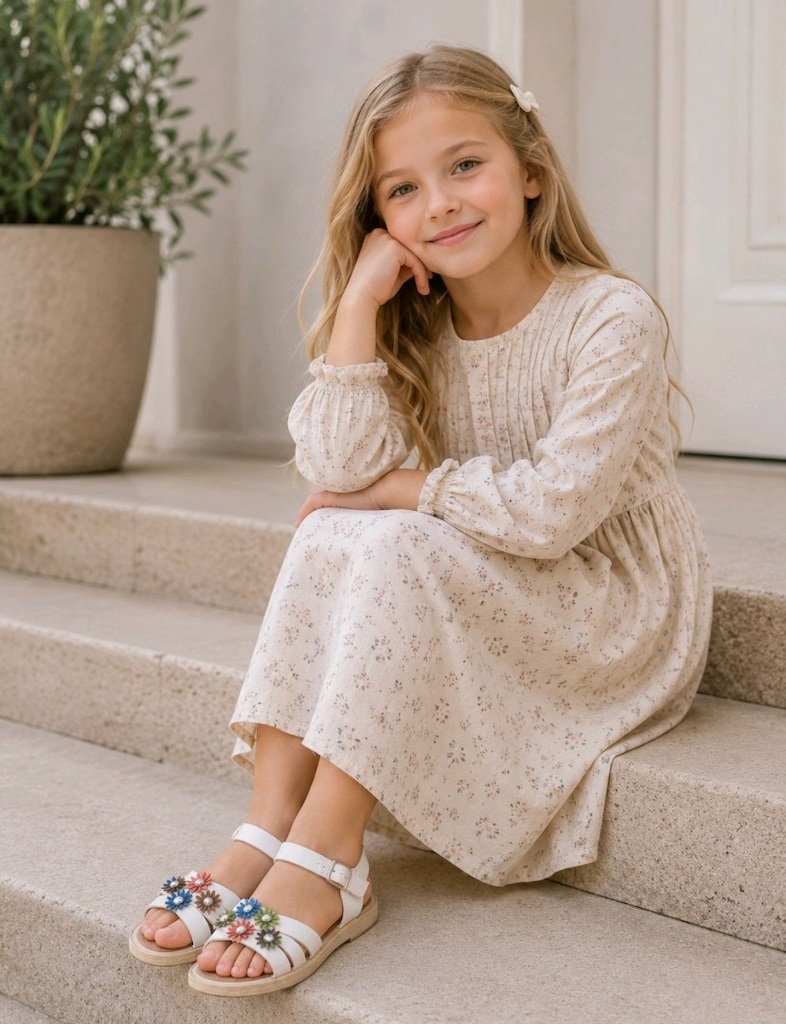 PIRILTILI KIDS Ortapedik Kız Çocuk Sandalet 31 Numara - 3