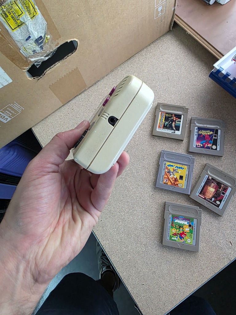 Nintendo Game Boy + 5 Adet Orijinal Kaset - 4