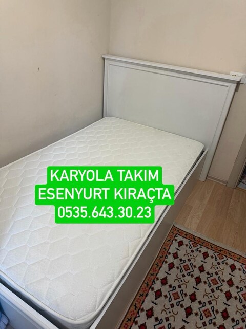 karyola yataklı takım Esenyurt kıraç ta bir buçuk kişilik