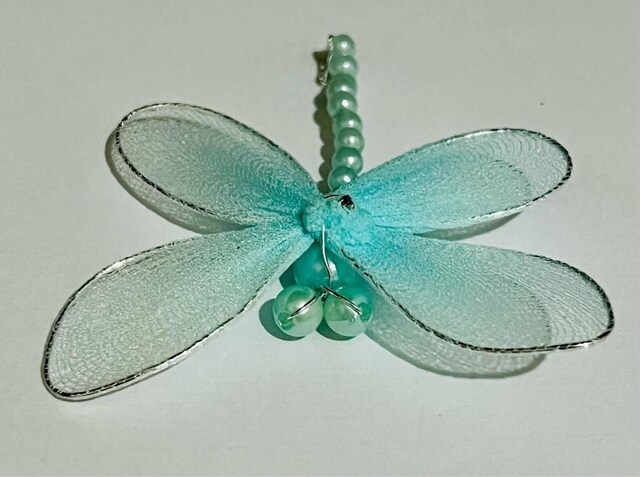 Kelebek Boncuklu Mavi 6 x 6 cm