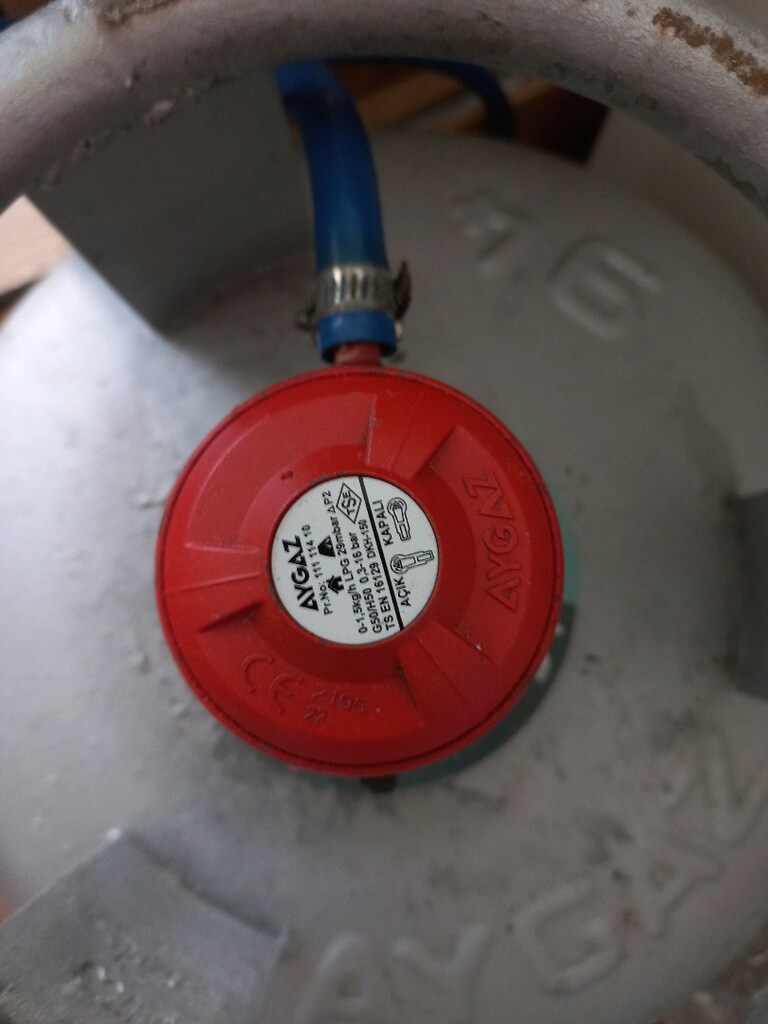 1 Yıllık Orijinal Emniyetli Aygaz Dedantörlü 12 KG Boş Tüp Seti (Beyko - 7