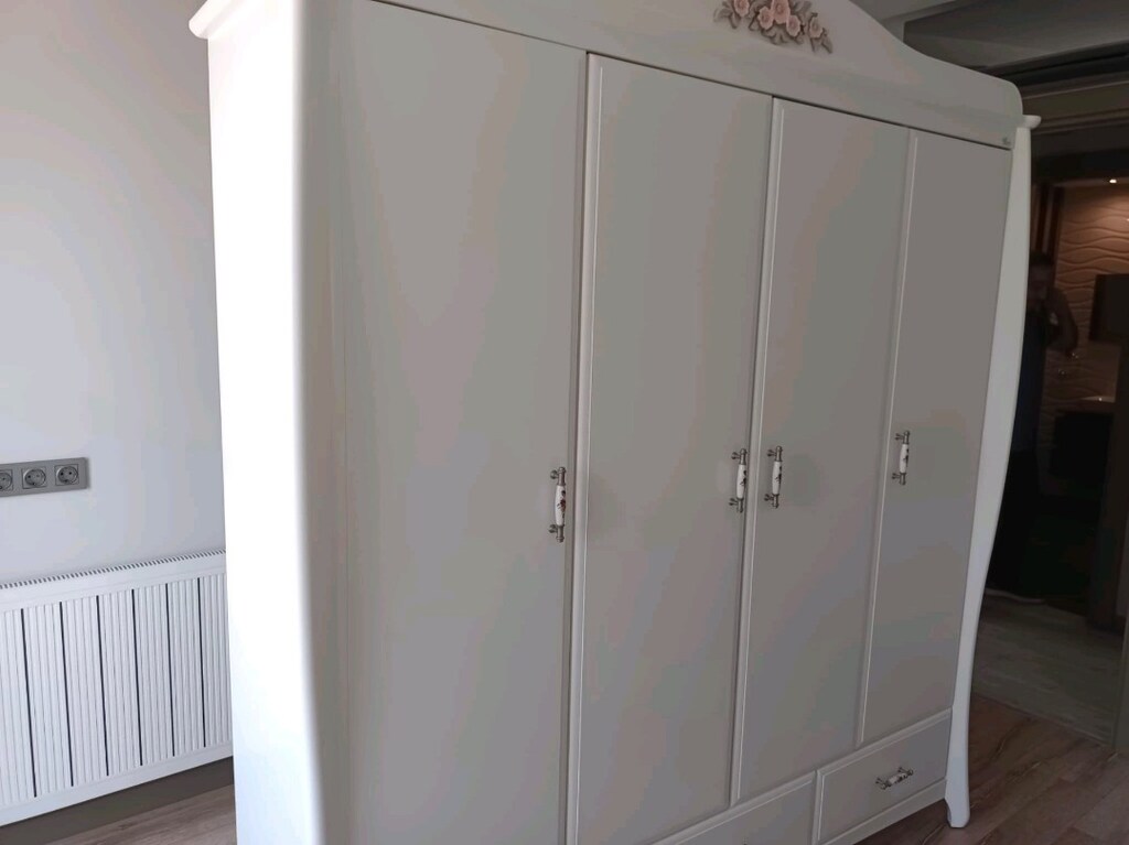 Prestij Beyaz Dört Kapılı Dolap - 4