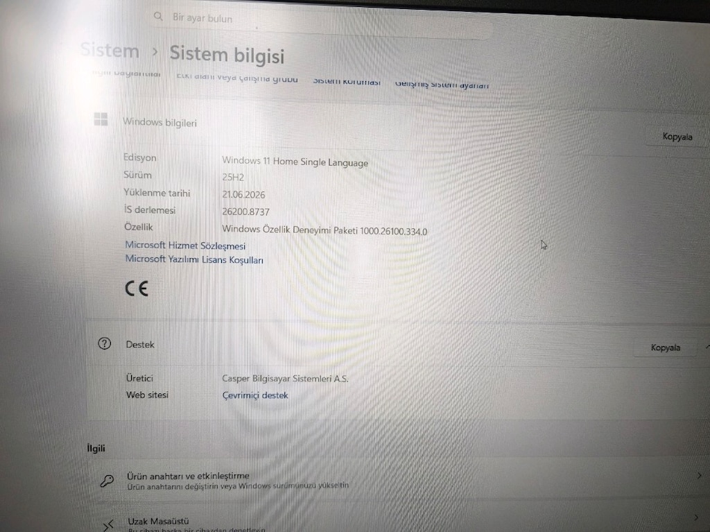 casper excalibur g870 1362h