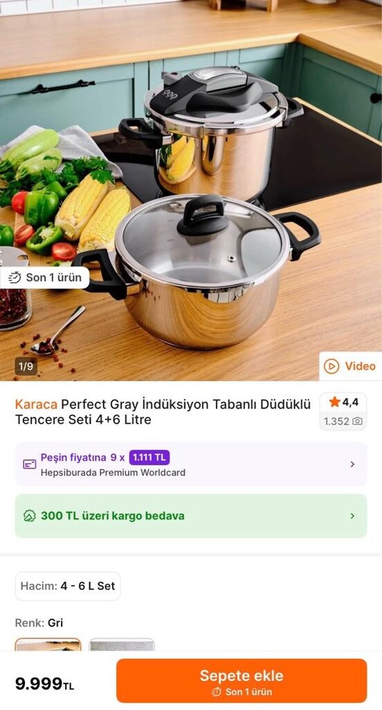 Karaca Perfect Pink 2 Adet Düdüklü Tencere Seti Paslanmaz Çelik Sıfır - 8