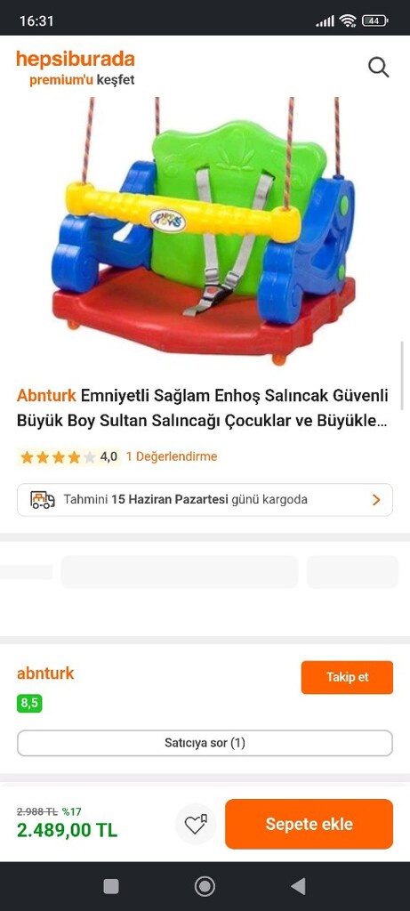büyük boy salıncak - 2