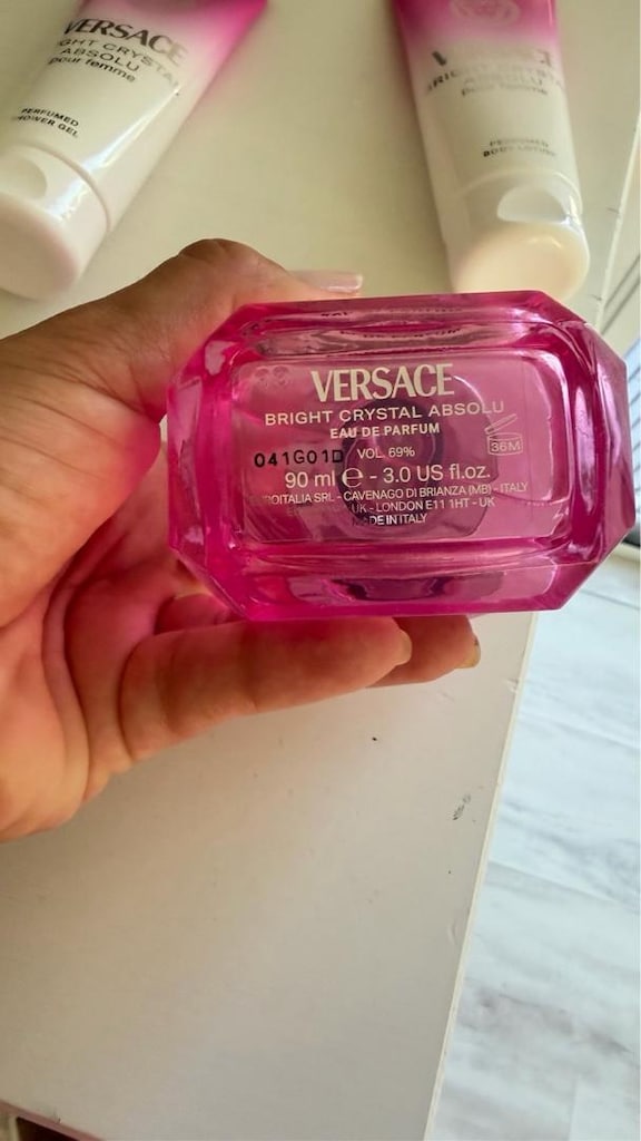 ORİJİNAL Versace Bright Crystal Absolu 90 ML – Sıfır Kullanılmamış Set - 5