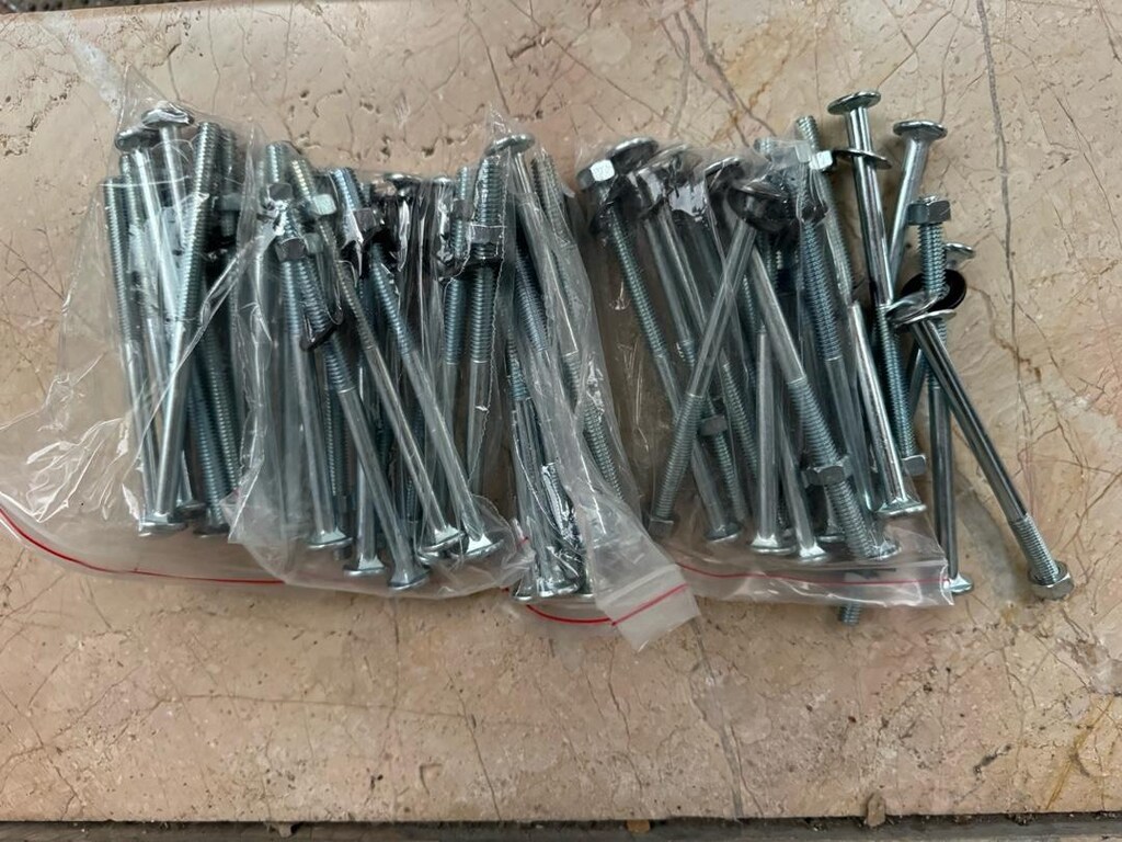 13 cm 13 lük saplama vida somun ve pul - 3