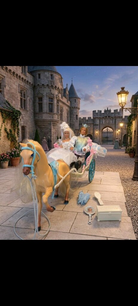 Barbie Rapunzel wending 2000 horse - 2