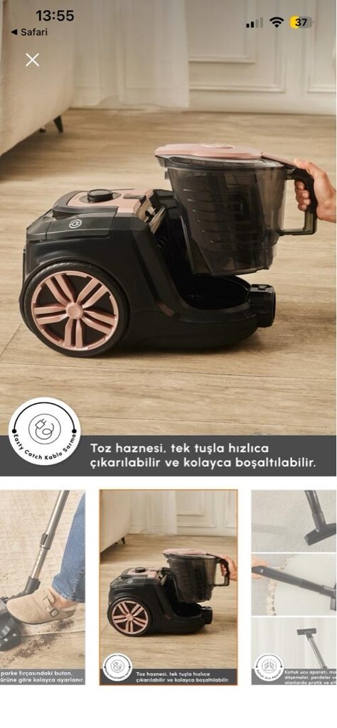 karaca elektrik süpürgesi - 10