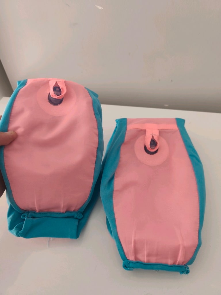 Nabaiji Çocuk Yüzme Kolluk Kemer Panda Baskılı Pembe 15-30 Kg - 12