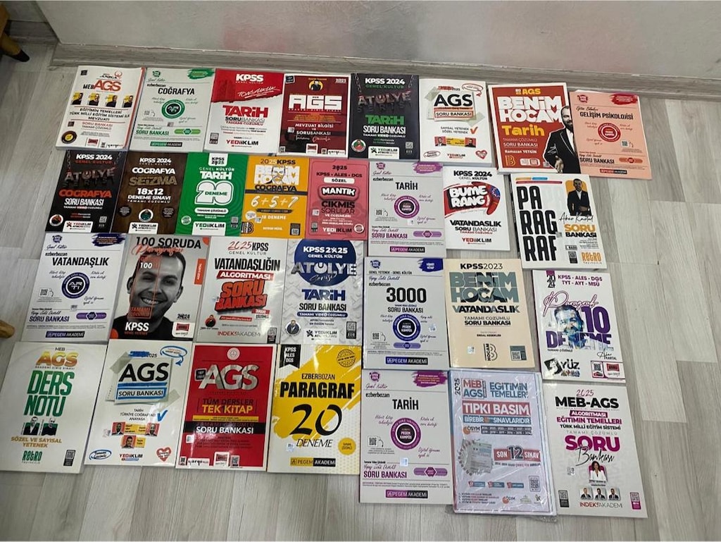 AGS-KPSS KİTAP 35 ADET