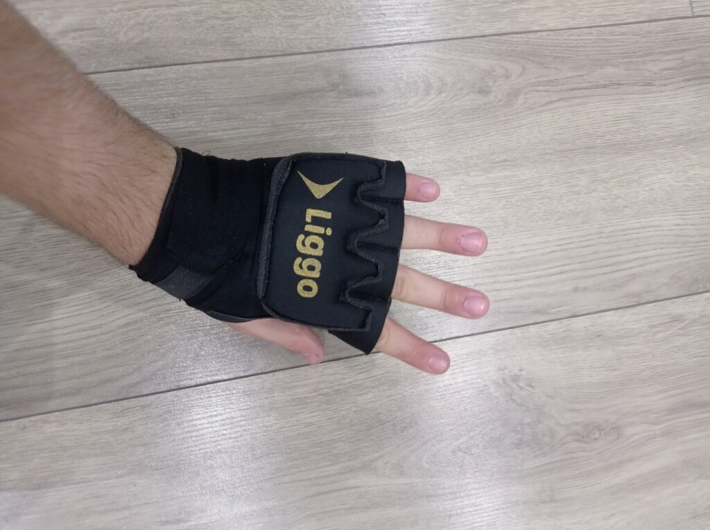 Liggo Fitness Eldiveni – Bilek Destekli, Ağırlık Kaldırma Eldiveni - 5