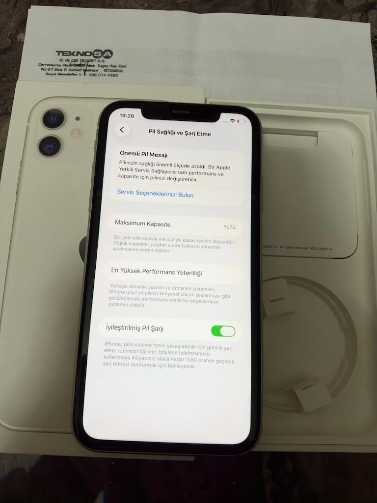 iPhone 11 64GB HATASIZ FULL ORJİNAL - 3