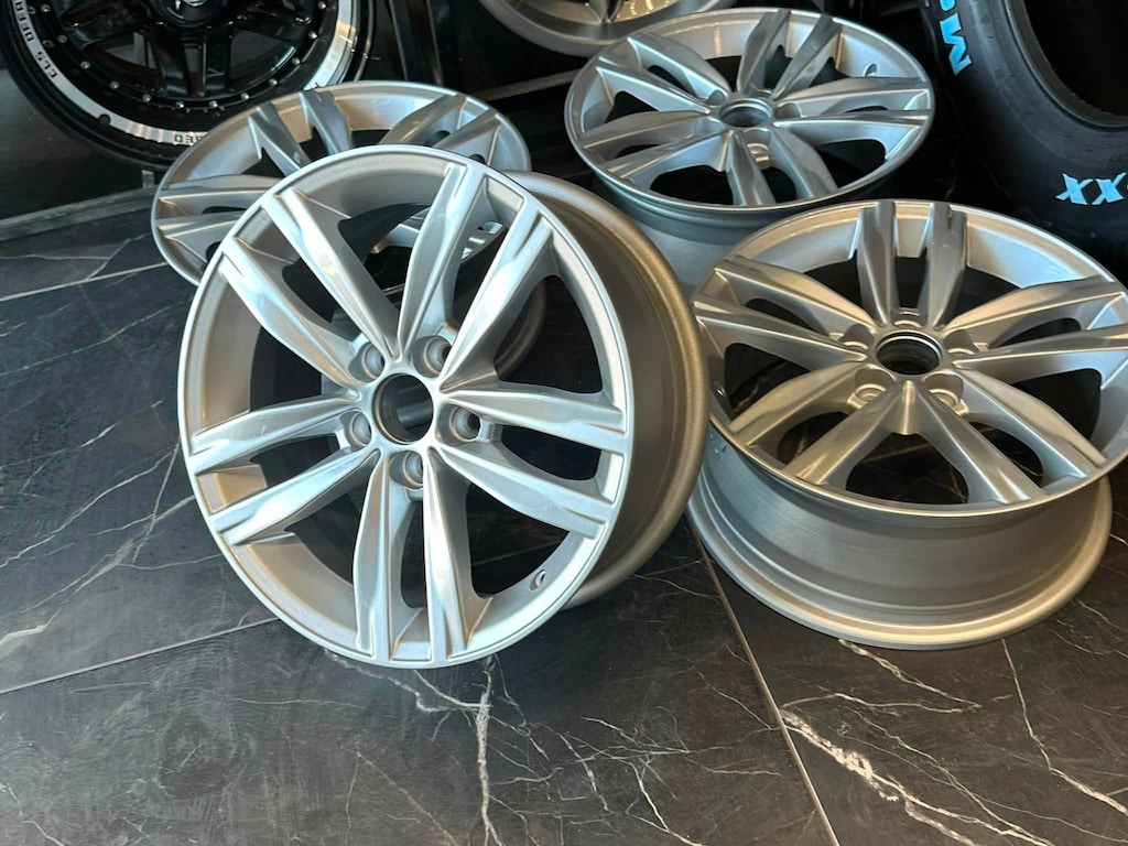 15 JANT 5X100 VW POLO SEAT İBİZ FİAT DARTFORD SIFIR GİBİ HATASIZ TAKIM - 6