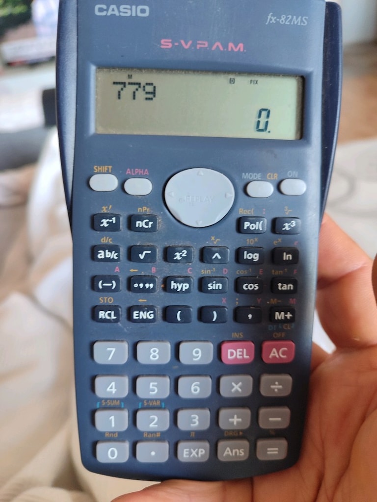 Casio hesap makinesi - 2