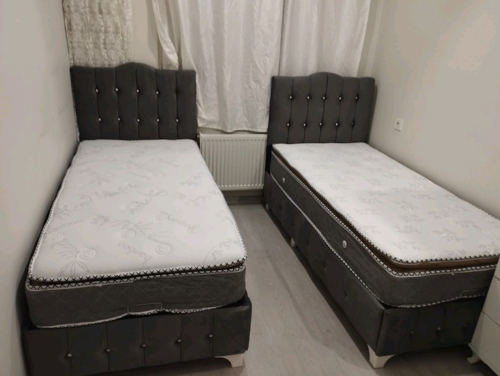 UYGUN FİYATA ŞOK KAMPANYA TEK KİŞİLİK SIFIR BAZA BAŞLIK YATAK - 5