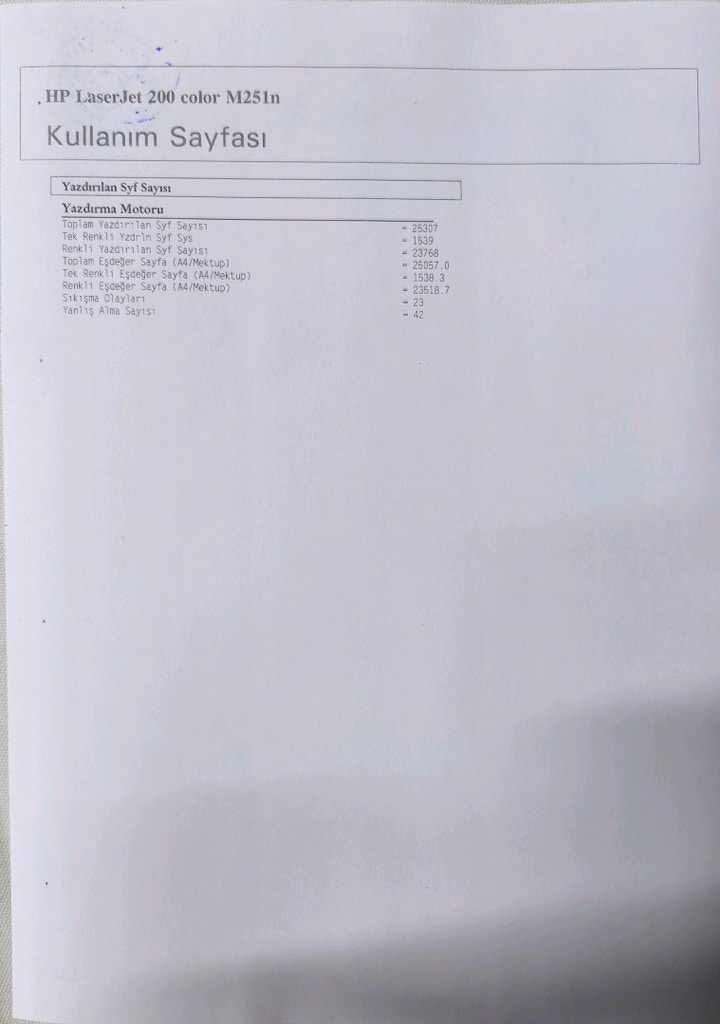 HP LaserJet Pro 200 Color M251n Renkli Lazer Yazıcı - 5