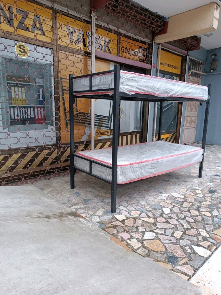 SANTIYE TİPİ METAL RANZA 2 YATAK FİYATA DAHILDIR ÜCRETSİZ TESLIMAT - 2